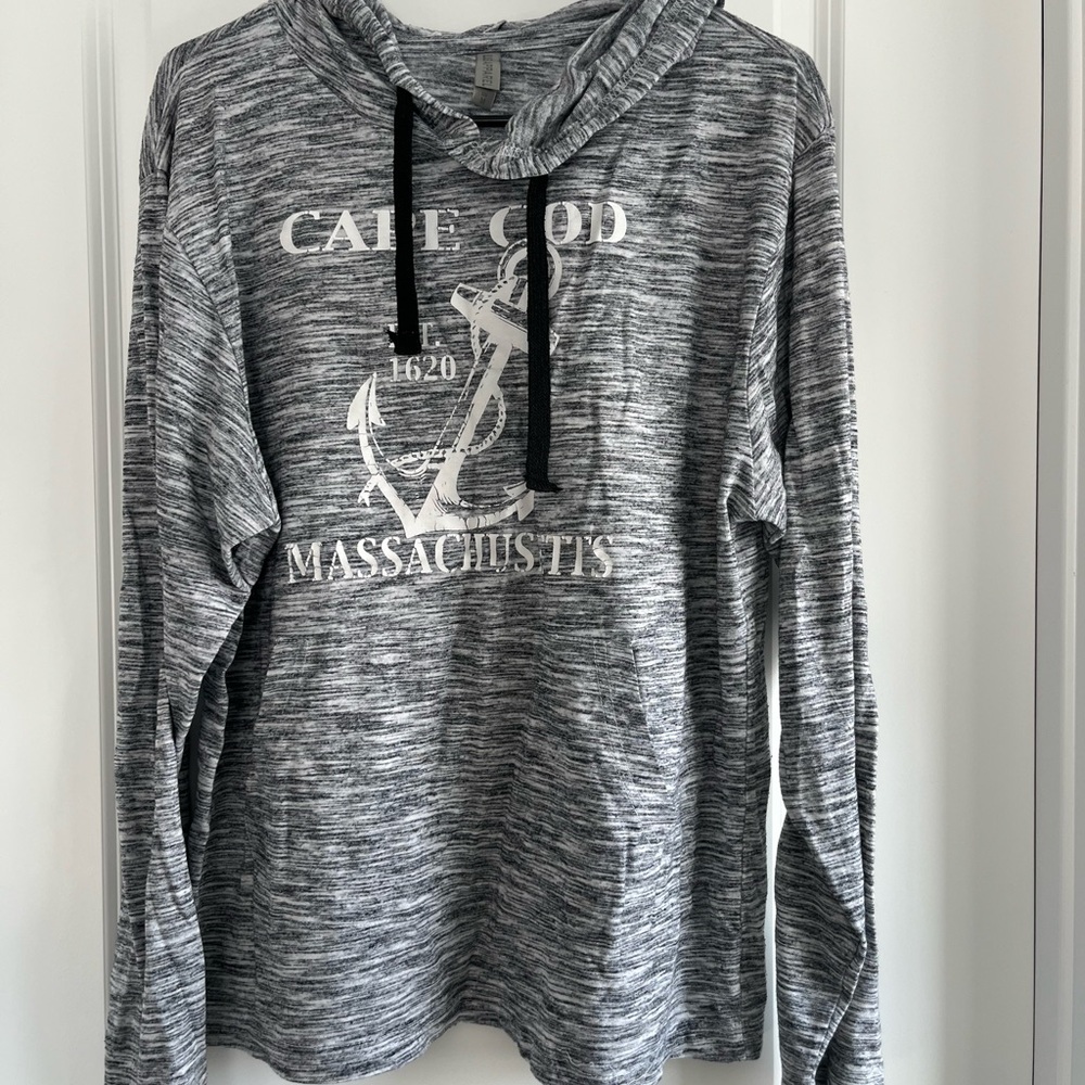 Susi Apparel Gray and Black Cape Cod Women's Hoodie